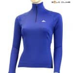 Camiseta Térmica Dry Hot Zip Woman de Manga Larga con Cuello Cremallera