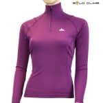 Camiseta Térmica Dry Hot Zip Woman de Manga Larga con Cuello Cremallera