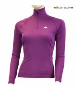 Camiseta Térmica Dry Hot Zip Woman de Manga Larga con Cuello Cremallera