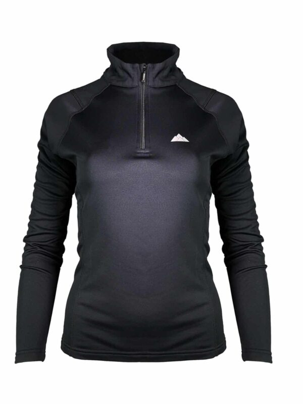 Camiseta Térmica Dry Hot Zip Woman de Manga Larga con Cuello Cremallera