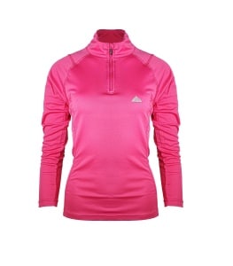 Camiseta Térmica Dry Hot Zip Woman de Manga Larga con Cuello Cremallera