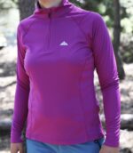 Camiseta Térmica Dry Hot Zip Woman de Manga Larga con Cuello Cremallera