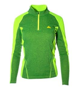 Camiseta Técnica Calanques Mujer de Manga Larga con Cremallera, Tejido Textherm Dry5