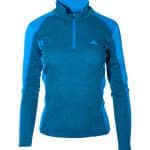 Camiseta Técnica Calanques Mujer de Manga Larga con Cremallera, Tejido Textherm Dry5