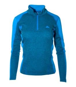 Camiseta Técnica Calanques Mujer de Manga Larga con Cremallera, Tejido Textherm Dry5