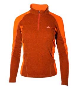 Camiseta Técnica Calanques Mujer de Manga Larga con Cremallera, Tejido Textherm Dry5