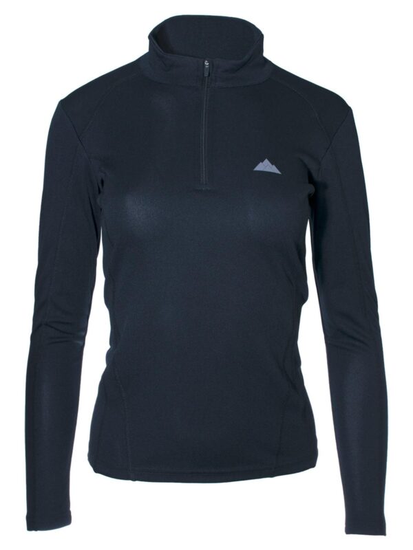 Camiseta Técnica Calanques Mujer de Manga Larga con Cremallera, Tejido Textherm Dry5