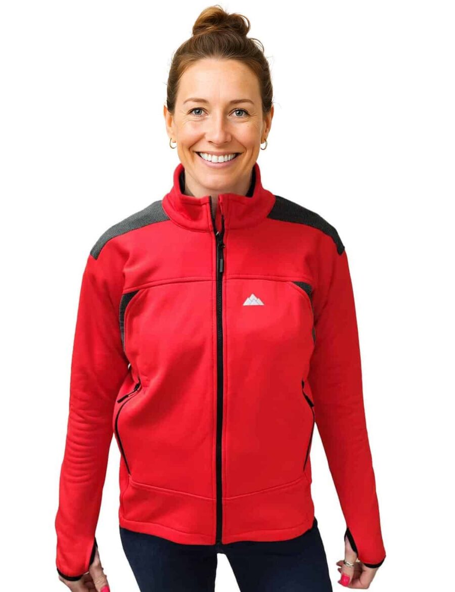 Forro Polar Banff Mujer Rojo
