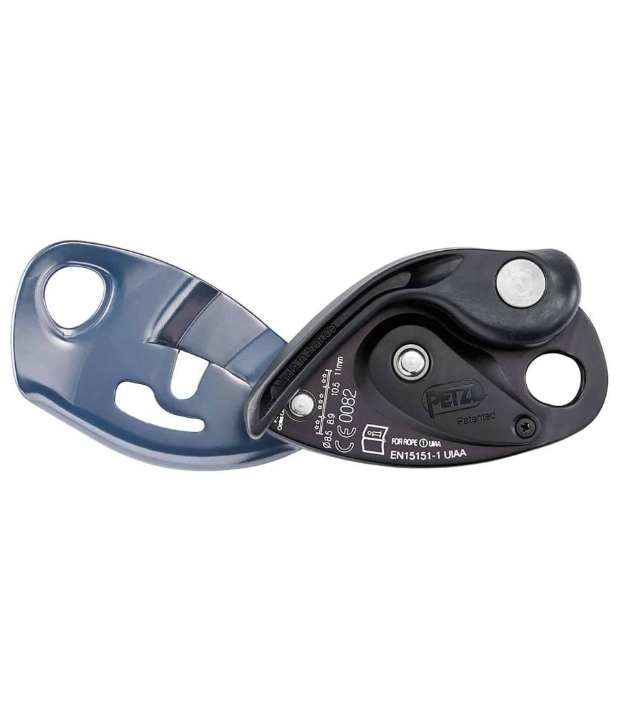 Asegurador Grigri Petzl con Frenado Asistido para Cuerda Simple