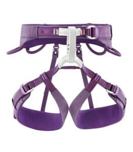 Arnés Luna Petzl para Mujer, Escalada y Alpinismo con Perneras Ajustables