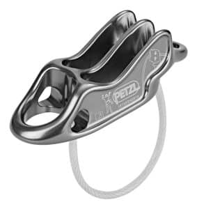 Asegurador-Descensor Petzl Reverso, Polivalente y Ligero con Modo Reverso