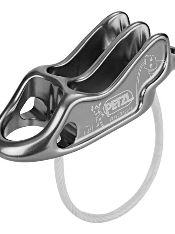 Asegurador-Descensor Petzl Reverso, Polivalente y Ligero con Modo Reverso
