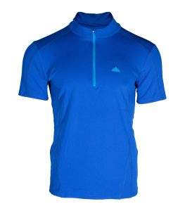 Camiseta Técnica Dry Machine, Manga Corta con Cremallera, Transpirable y Resistente al Roce