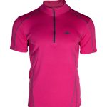 Camiseta Técnica Dry Machine, Manga Corta con Cremallera, Transpirable y Resistente al Roce