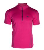 Camiseta Técnica Dry Machine, Manga Corta con Cremallera, Transpirable y Resistente al Roce
