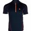 Camiseta Técnica Dry Machine, Manga Corta con Cremallera, Transpirable y Resistente al Roce