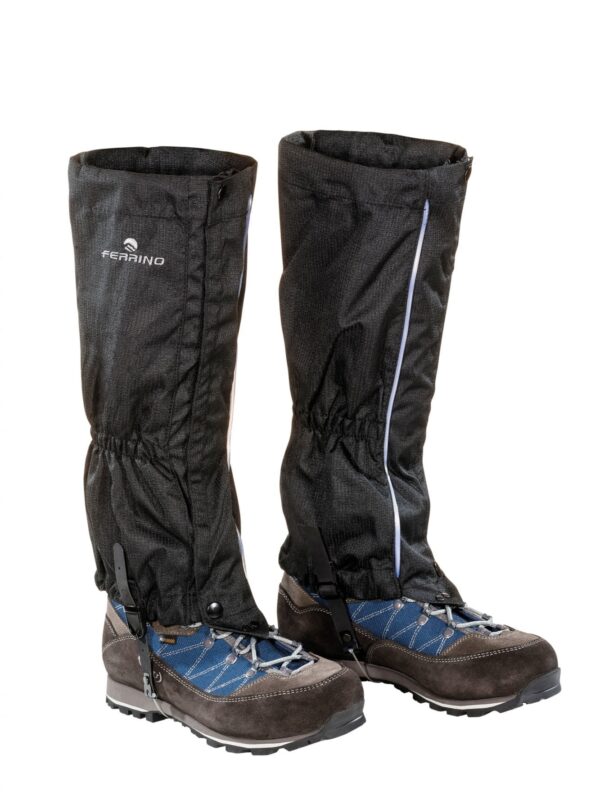Polaina Ferrino Zermatt, Robusta E Impermeable con Apertura Frontal Total