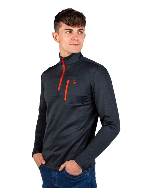 Forro Polar de Montaña Transpirable Raptor Black Hombre