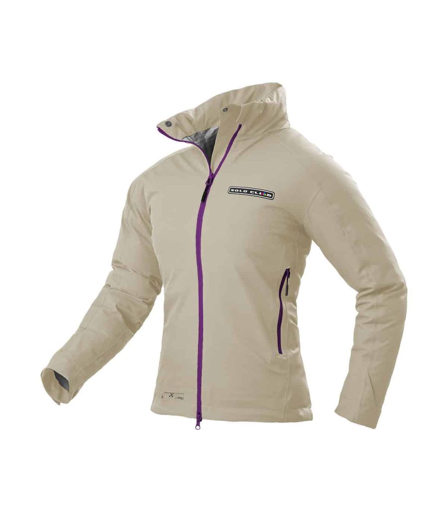 Stratos Woman - Chaqueta para mujer de Textrem ePTFE PRO, orientada para todo tipo de actividades como tercera capa. Su tejido b