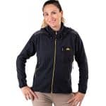 Forro Polar de Mujer Negro con Cremallera Dorado Grizzly de Solo Climb