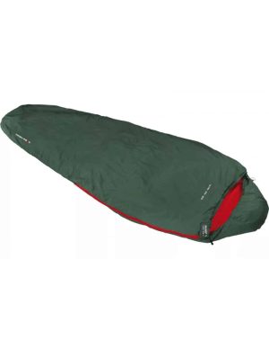 Saco de Dormir High Peak Ultra Pak 500 Verde y Rojo