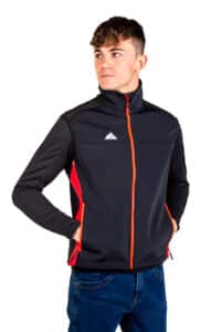 Chaleco Cortaviento Torso Hombre, Azul Rojo, Imagen 1