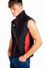 Chaleco Cortaviento Torso Hombre, Azul Rojo, Imagen 2