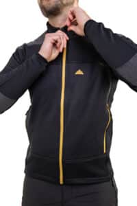 Forro Polar Banff Mujer, Negro Dorado, Imagen 4