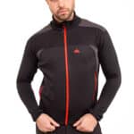 Forro Polar Banff Mujer, Negro Rojo, Imagen 4