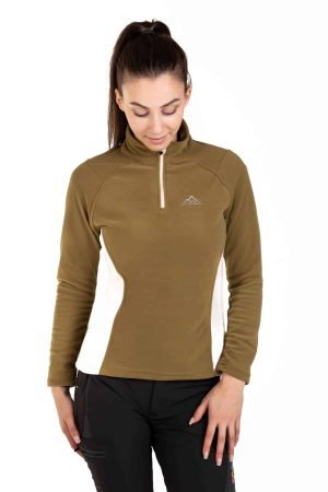 Forro Polar Dune Mujer, Piedra