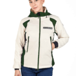 Chaqueta Aspen Mujer, Marfil Verde Oscuro