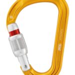 Mosquetón Petzl Attache Screw-Lock Color Amarillo