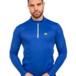 Camiseta Técnica Calanques Mujer Color Azul con Ribete, Vista 1