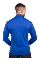 Camiseta Técnica Calanques Mujer Color Azul con Ribete, Vista 3