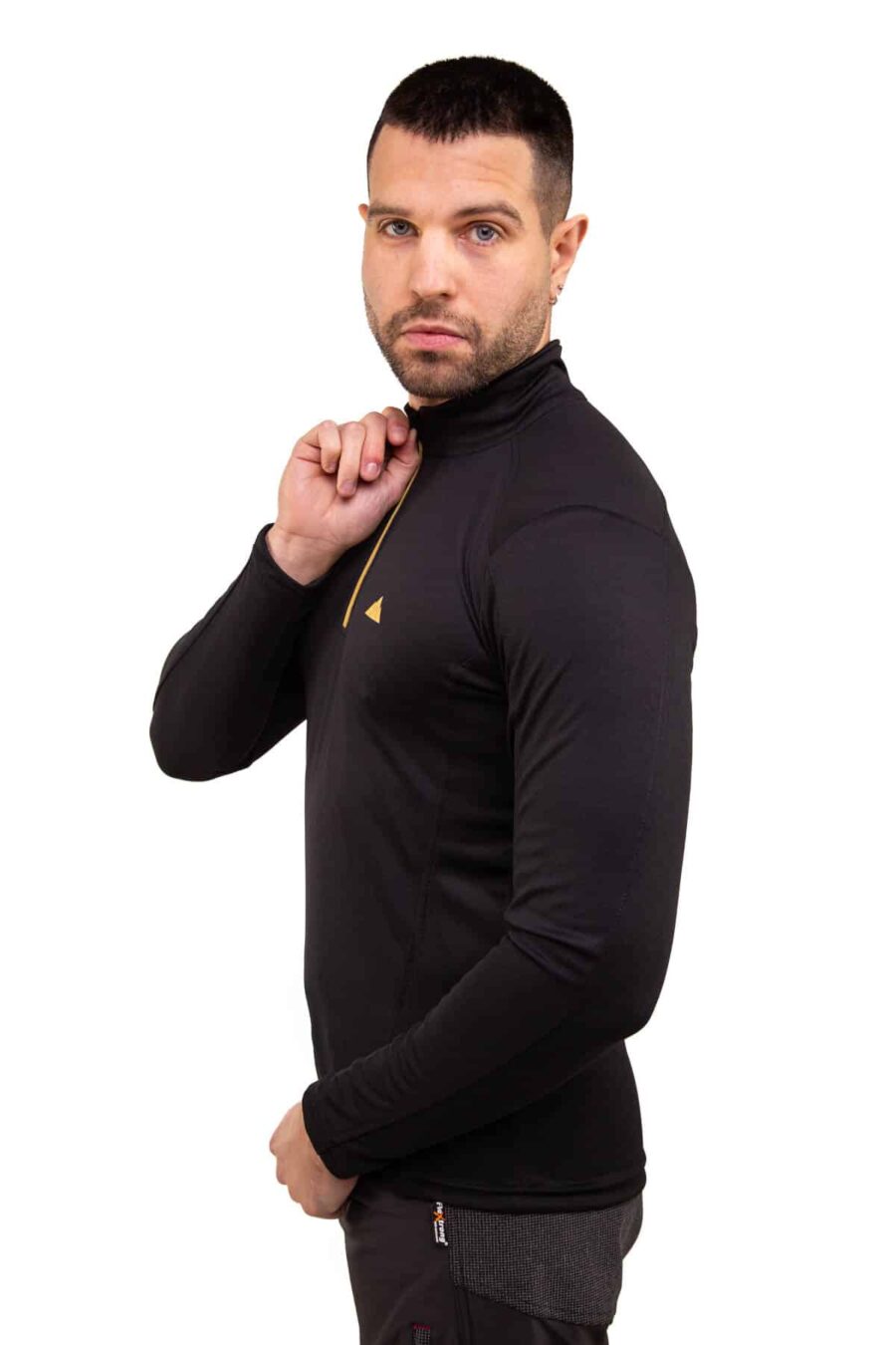 Camiseta Técnica Calanques Mujer Color Negra, Vista 4