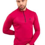 Camiseta Técnica Calanques Mujer Color Rosa con Ribete, Vista 1