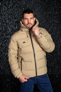 Chaqueta de Plumas Wendigo Unisex Beige, Vista 6