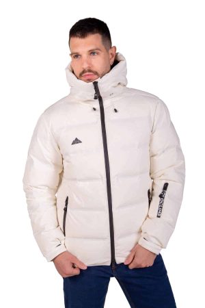 Chaqueta de Plumas Wendigo Unisex Blanca, Vista 1