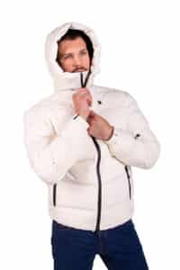 Chaqueta de Plumas Wendigo Unisex Blanca, Vista 8