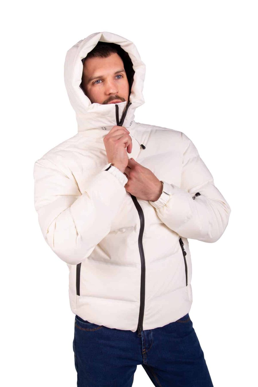 Chaqueta de Plumas Wendigo Unisex Blanca, Vista 8