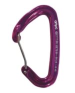 Mosquetón Ultraligero Gatillo Alambre - Qi'Roc Wifi Color Morado