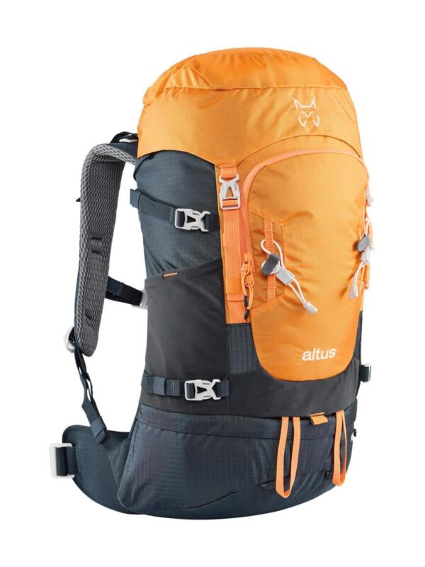 Mochila de Trekking Altus Pirineos 30 J30 Naranja y Negro, Vista 2