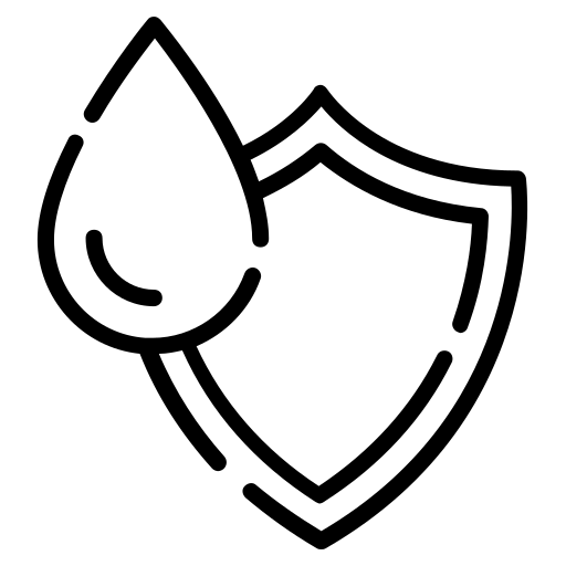 Icono de refuerzos impermeables