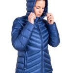 Chaqueta Valhalla Azul y Azul Capucha Frontal