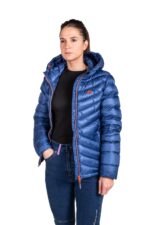 Chaqueta Valhalla Azul y Naranja Abierta