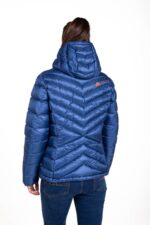 Chaqueta Valhalla Azul y Naranja Espalda