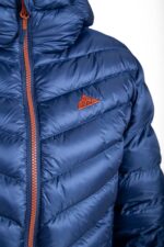 Chaqueta Valhalla Azul y Naranja detalle