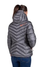 Chaqueta Valhalla Gris y Naranja Espalda