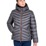 Chaqueta Valhalla Gris y Naranja Frontal