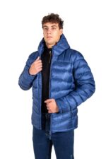 Chaqueta Ragnarok Azul y Azul Cremallera Abierta Personalizada